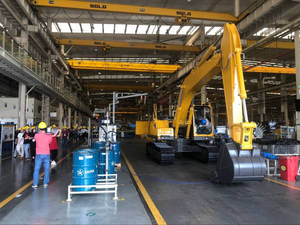 With the help of "Internet + manufacturing", shandong lingong USES a series of "black technology"